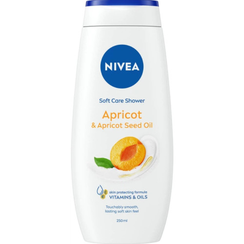 Гель-догляд для душу NIVEA Абрикос та олія абрикосових кісточок, 250 мл